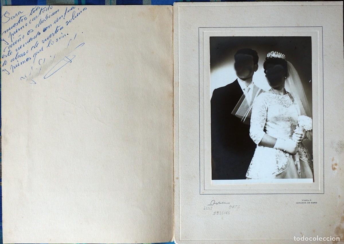 Fotograf&iacute;a antigua: ANTIGUA FOTOGRAF&Iacute;A DE NOVIOS. FOTOGRAFO: QUESADA. VITORIA 9. MIRANDA DE EBRO (BURGOS)