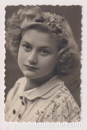 Fotograf&iacute;a antigua: ANTIGUA FOTOGRAFIA DE ESTUDIO CON DEDICATORIA - CARLOS PEINADO - ALCOY - (6,5X4,4)