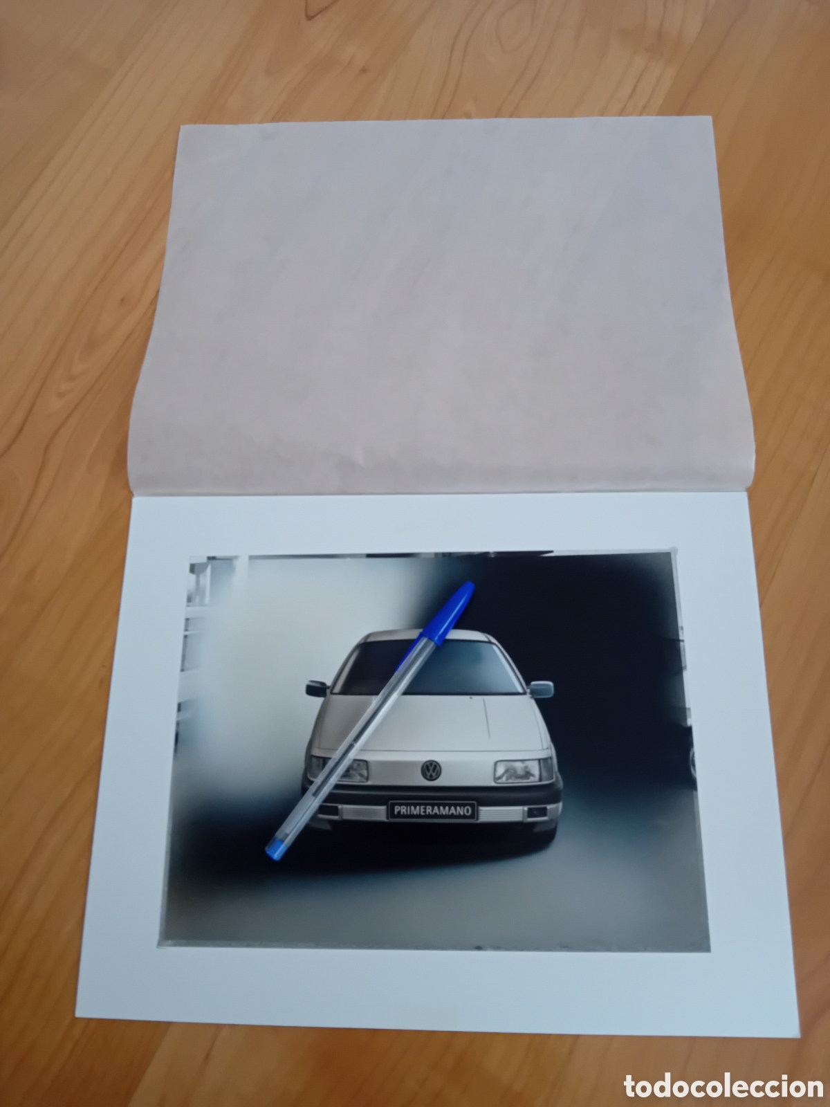 Fotograf&iacute;a antigua: FOTOGRAF&Iacute;A PROFESIONAL PUBLICITARIA GRAN FORMATO PARTE DELANTERA COCHE VOLKSWAGEN. 1994