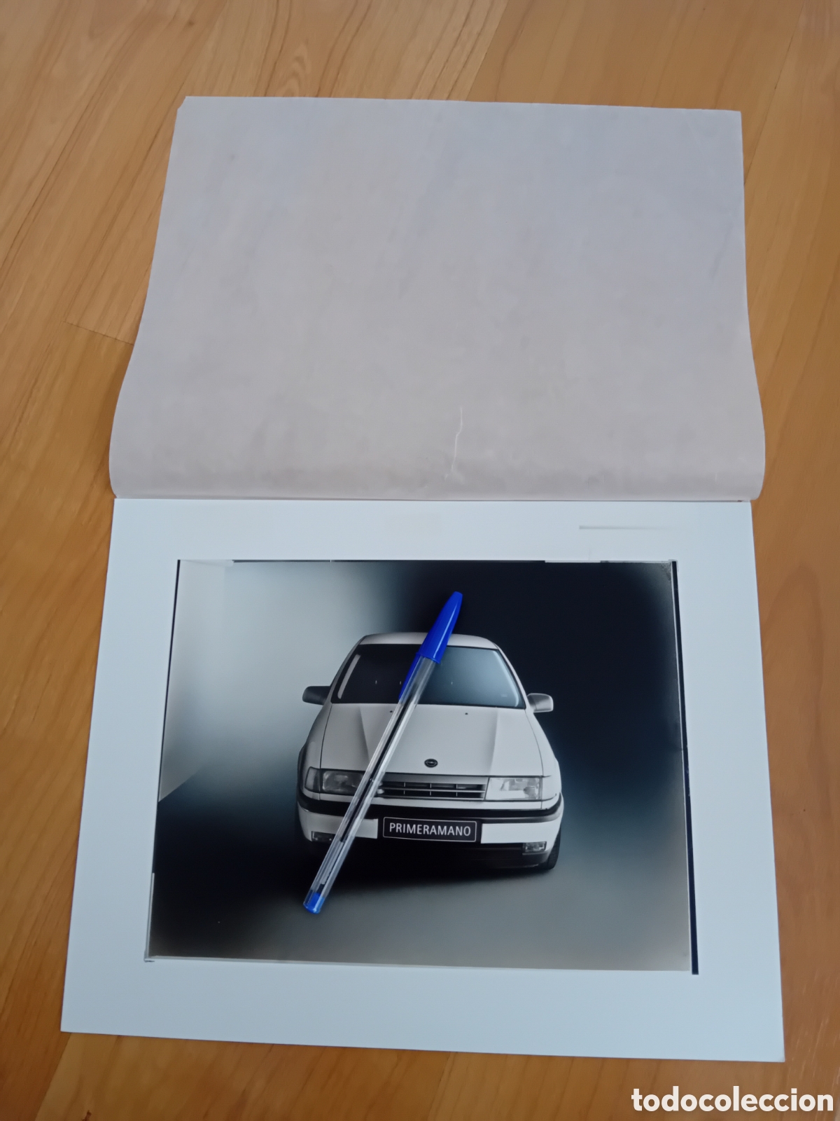Fotograf&iacute;a antigua: FOTOGRAF&Iacute;A PROFESIONAL PUBLICITARIA GRAN FORMATO PARTE DELANTERA COCHE OPEL. 1994