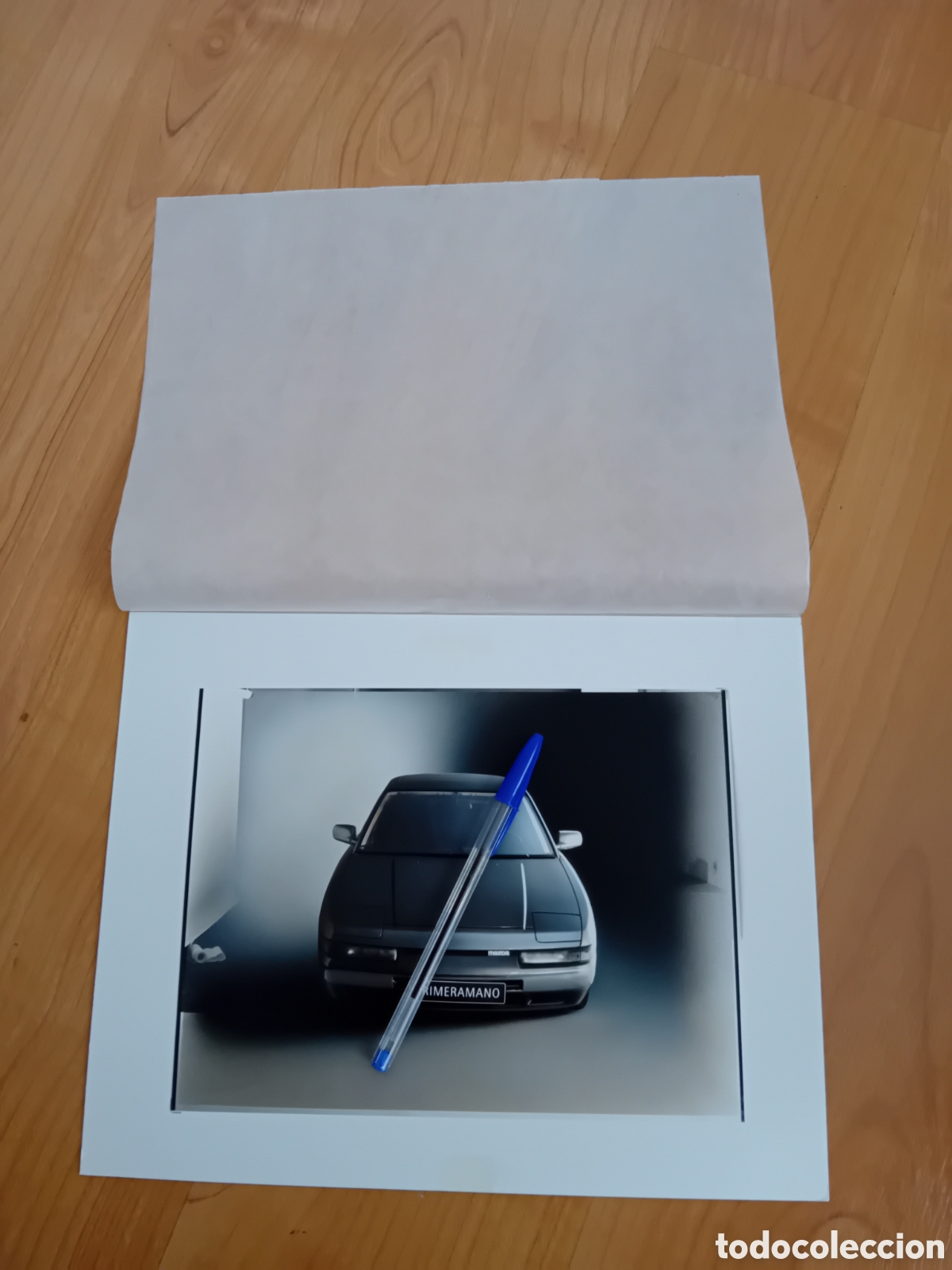 Fotograf&iacute;a antigua: FOTOGRAF&Iacute;A PROFESIONAL PUBLICITARIA GRAN FORMATO PARTE DELANTERA COCHE MAZDA. 1994