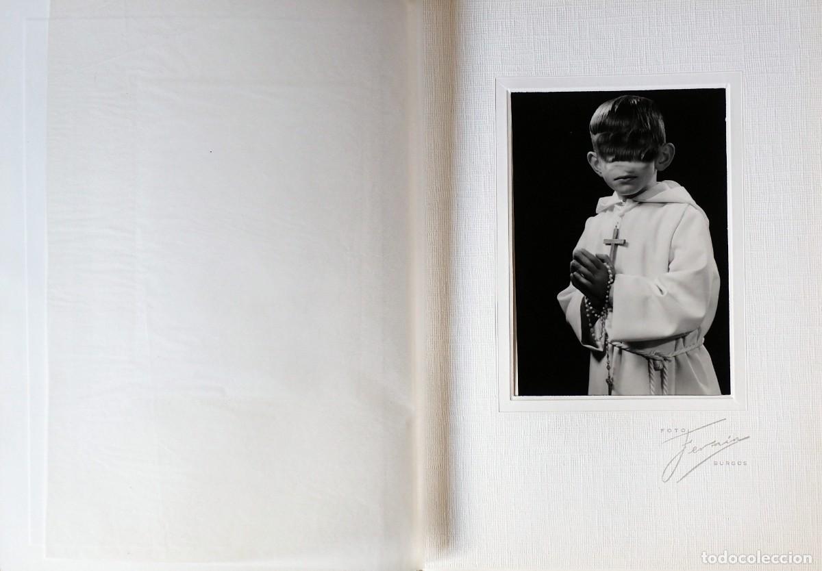 Fotograf&iacute;a antigua: FOTOGRAF&Iacute;A DE NI&Ntilde;O EN SU PRIMERA COMUNI&Oacute;N. FOTO FERMIN. BURGOS