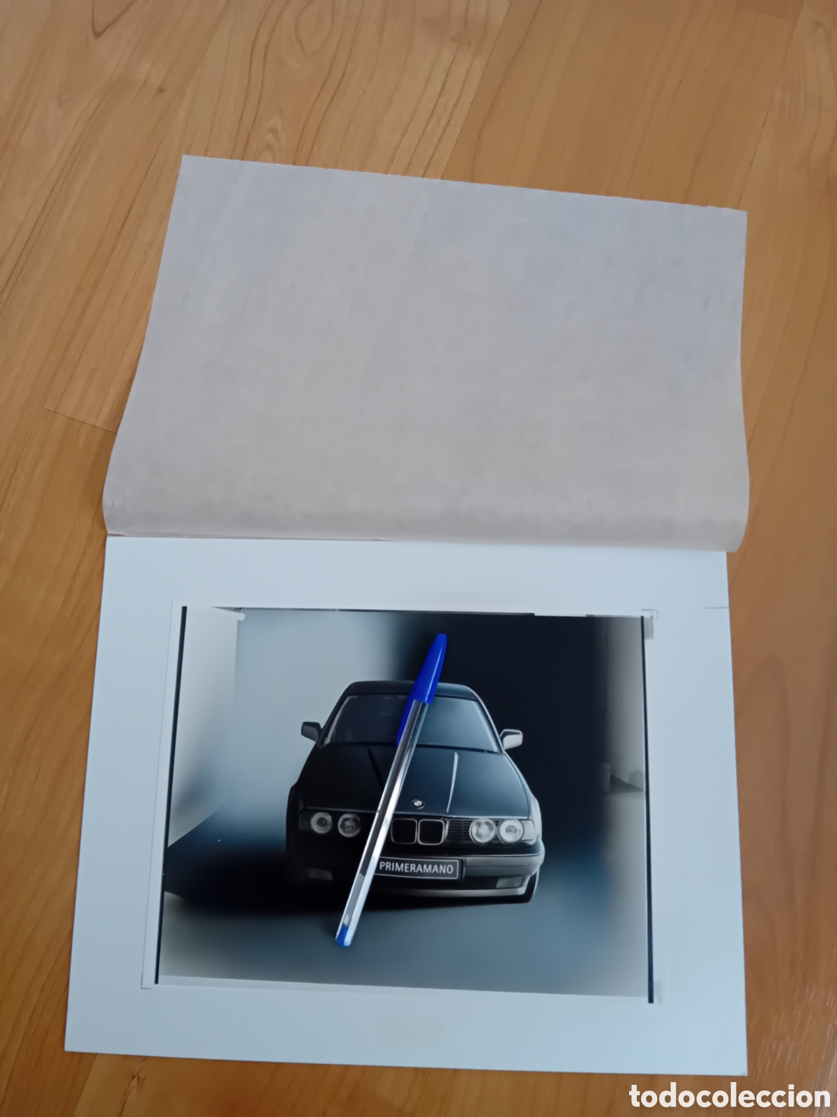 Fotograf&iacute;a antigua: FOTOGRAF&Iacute;A PROFESIONAL PUBLICITARIA GRAN FORMATO PARTE DELANTERA COCHE BMW. 1994