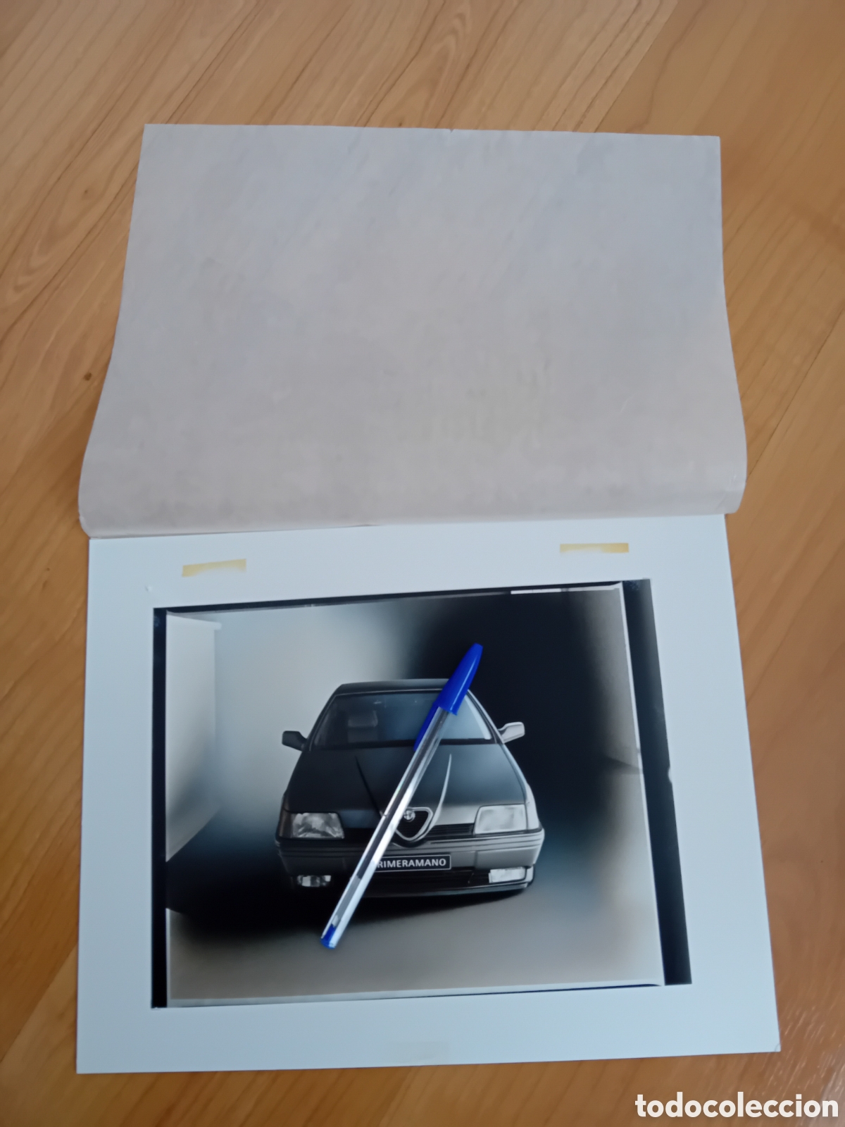 Fotograf&iacute;a antigua: FOTOGRAF&Iacute;A PROFESIONAL PUBLICITARIA GRAN FORMATO PARTE DELANTERA COCHE ALFA ROMEO. 1994