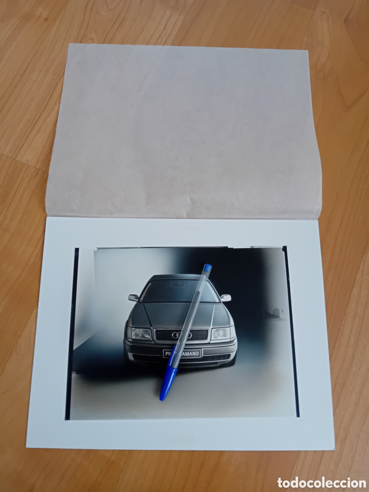 Fotograf&iacute;a antigua: FOTOGRAF&Iacute;A PROFESIONAL PUBLICITARIA GRAN FORMATO PARTE DELANTERA COCHE AUDI. 1994