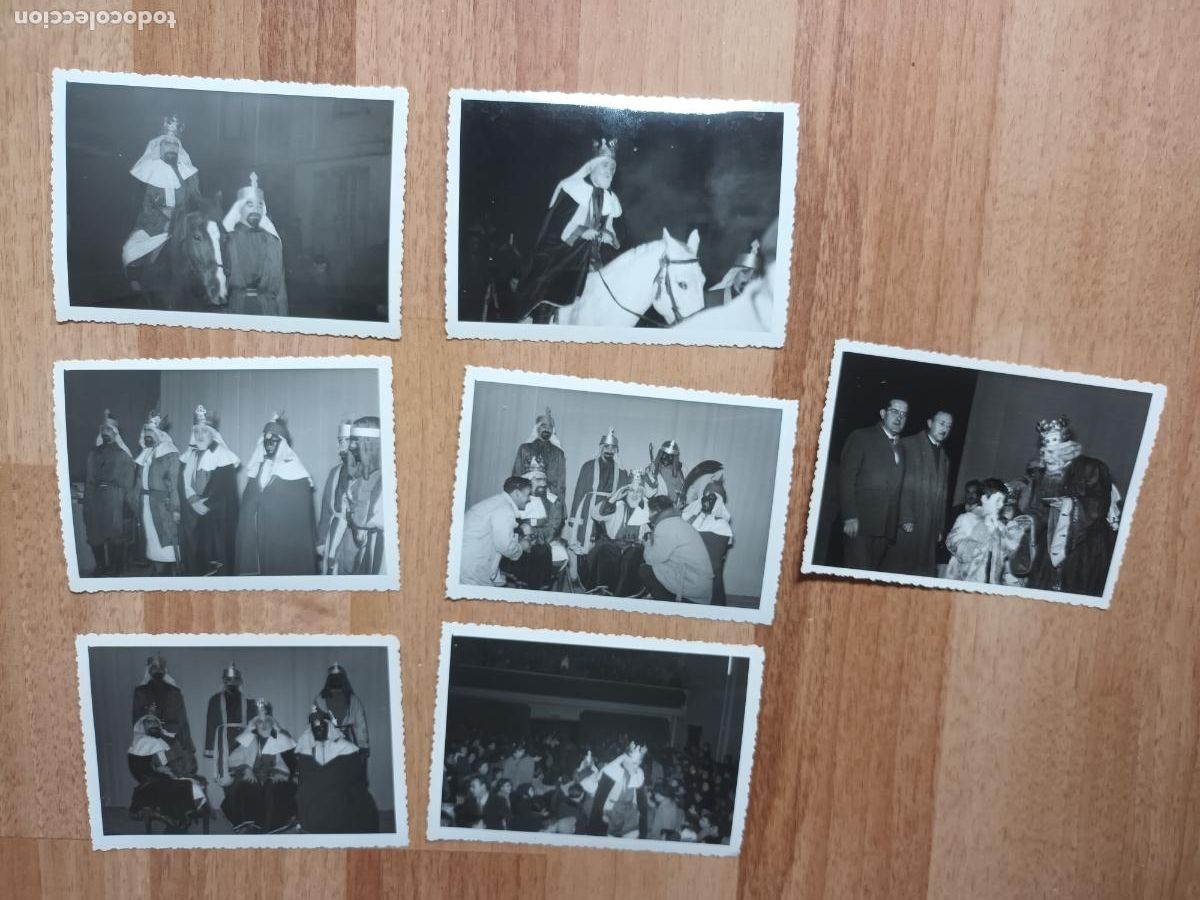 Fotograf&iacute;a antigua: FOTOGRAF&Iacute;A REYES MAGOS EN VIELLA VALLE DE ARAN. 1956 1957. FOTOGRAFO JOSE PORRAS VELHA
