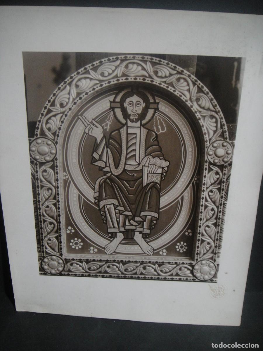 Fotograf&iacute;a antigua: cristo pantocrator - fotografia arxiu mas - barcelona