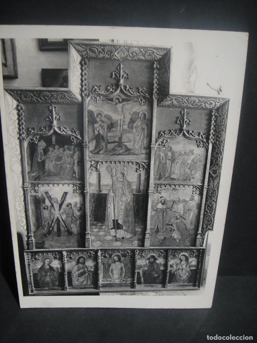 Fotograf&iacute;a antigua: retablo de s. roman , tiana - foto mas , barcelona