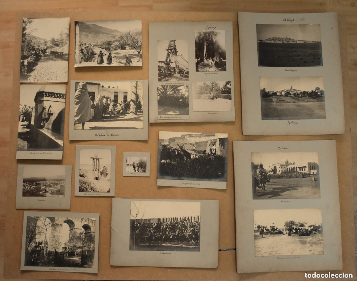 Fotograf&iacute;a antigua: 240 fotos de un &aacute;lbum de unos espa&ntilde;oles de viaje por T&uacute;nez y Argelia. Principios del XIX.
