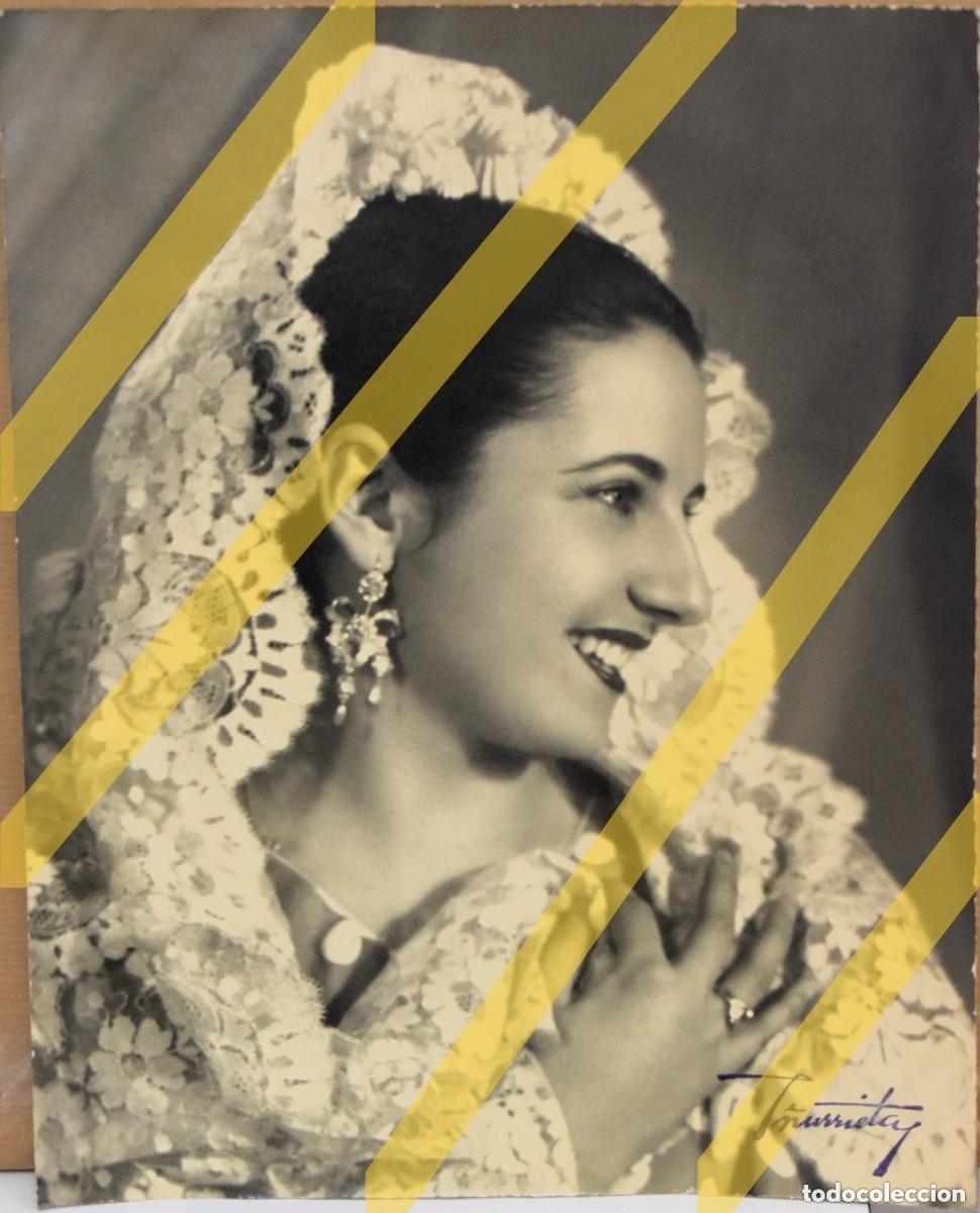 Fotograf&iacute;a antigua: Foto de gran tama&ntilde;o de Juanita Reina. Mide 30 X 24 CM. Foto I&ntilde;urrieta.