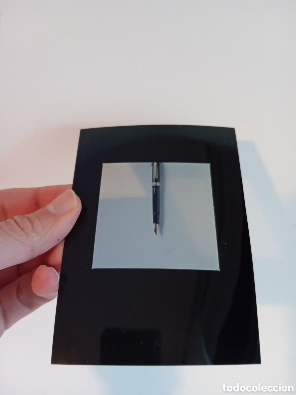 Fotograf&iacute;a antigua: DIAPO PLACA MEDIO FORMATO FOTOGRAF&Iacute;A PROFESIONAL PLUMA MONTBLANC. A&Ntilde;OS 90
