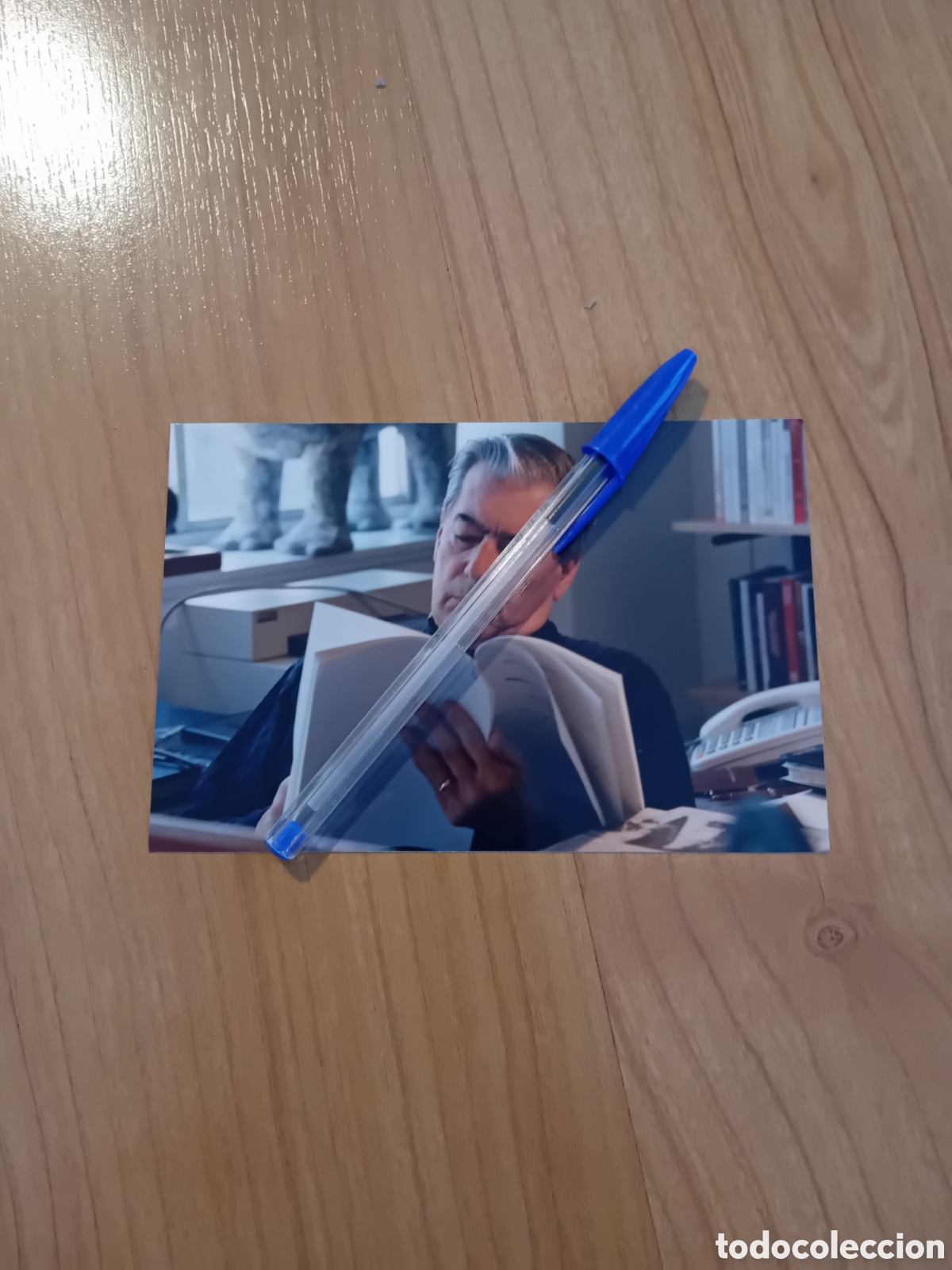 Fotograf&iacute;a antigua: FOTOGRAF&Iacute;A ORIGINAL ESCRITOR MARIO VARGAS LLOSA. A&Ntilde;OS 90
