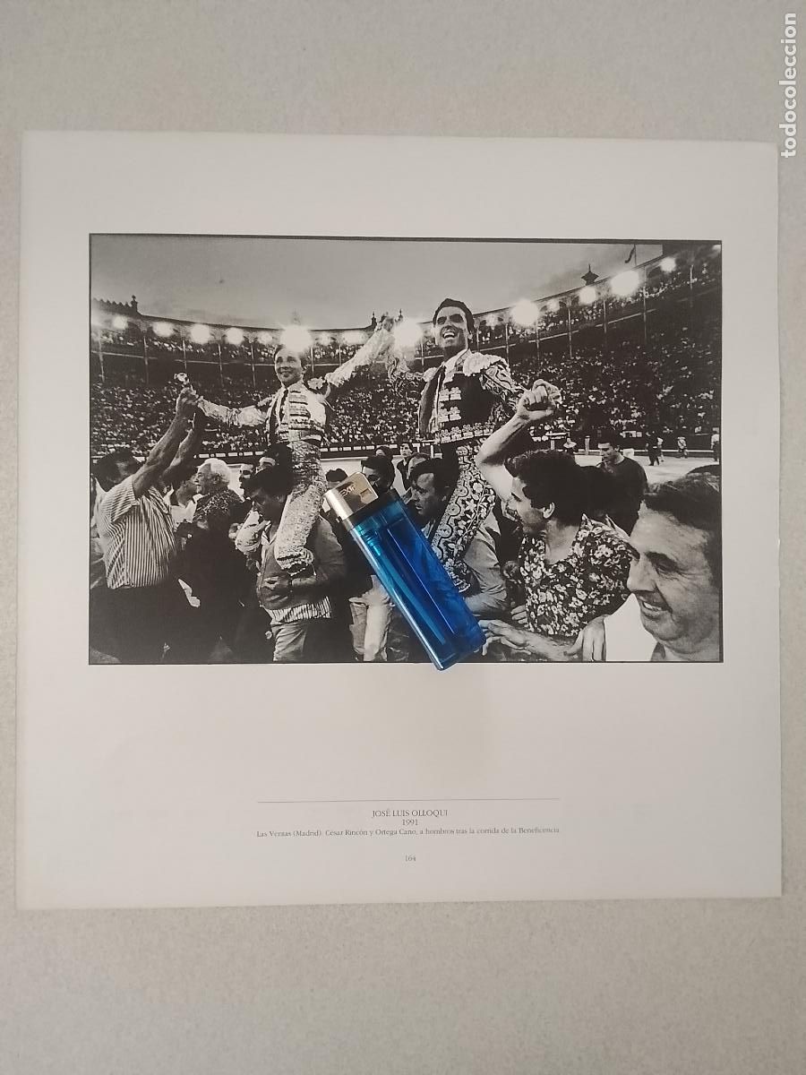 Fotograf&iacute;a antigua: foto - lamina 1991 TOROS LAS VENTAS MADRID CESAR RINCON Y ORTEGA CANO CORRIDA BENEFICIENCIA