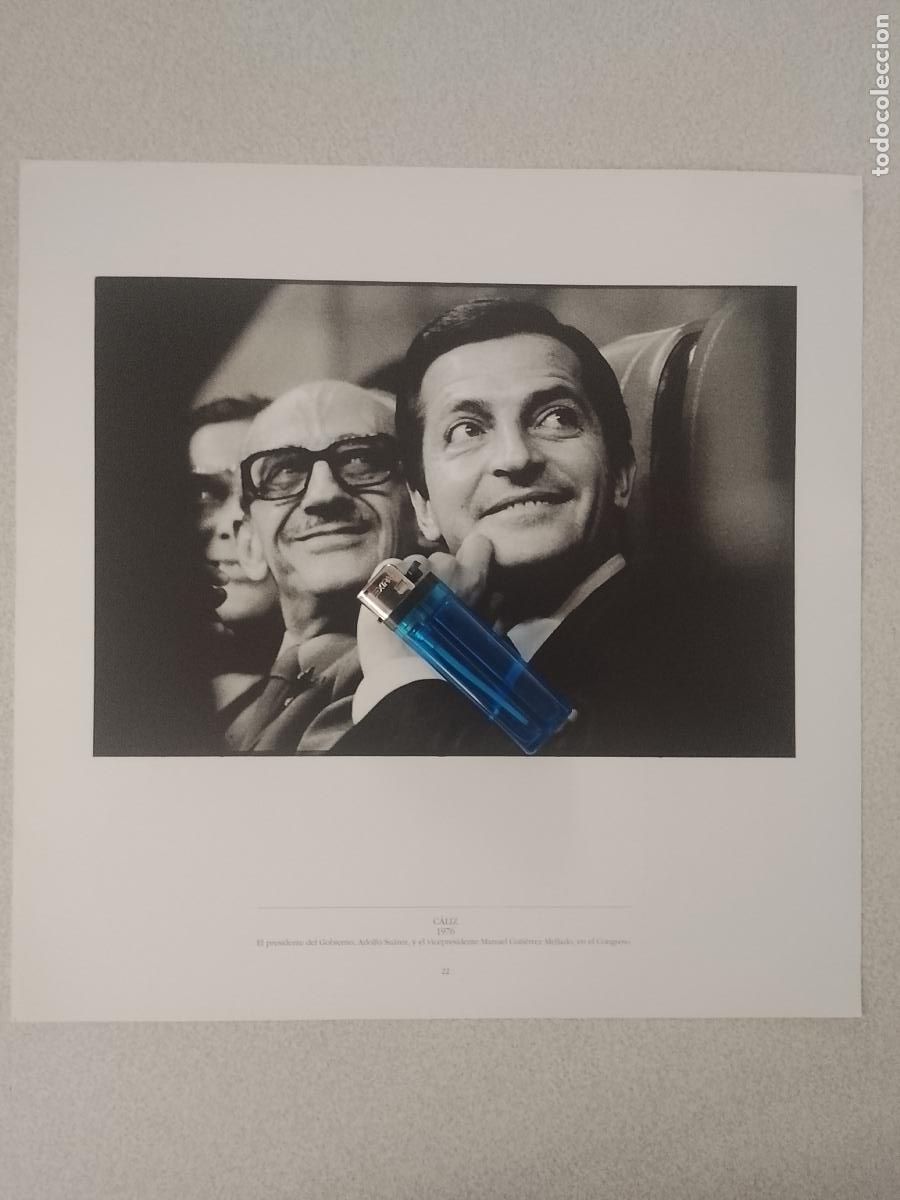 Fotograf&iacute;a antigua: foto - lamina 1976 POLITICA PRESIDENTE DEL GOBIERNO ADOLFO SUAREZ Y VICEPRESIDENTE MANUEL GUTIERREZ