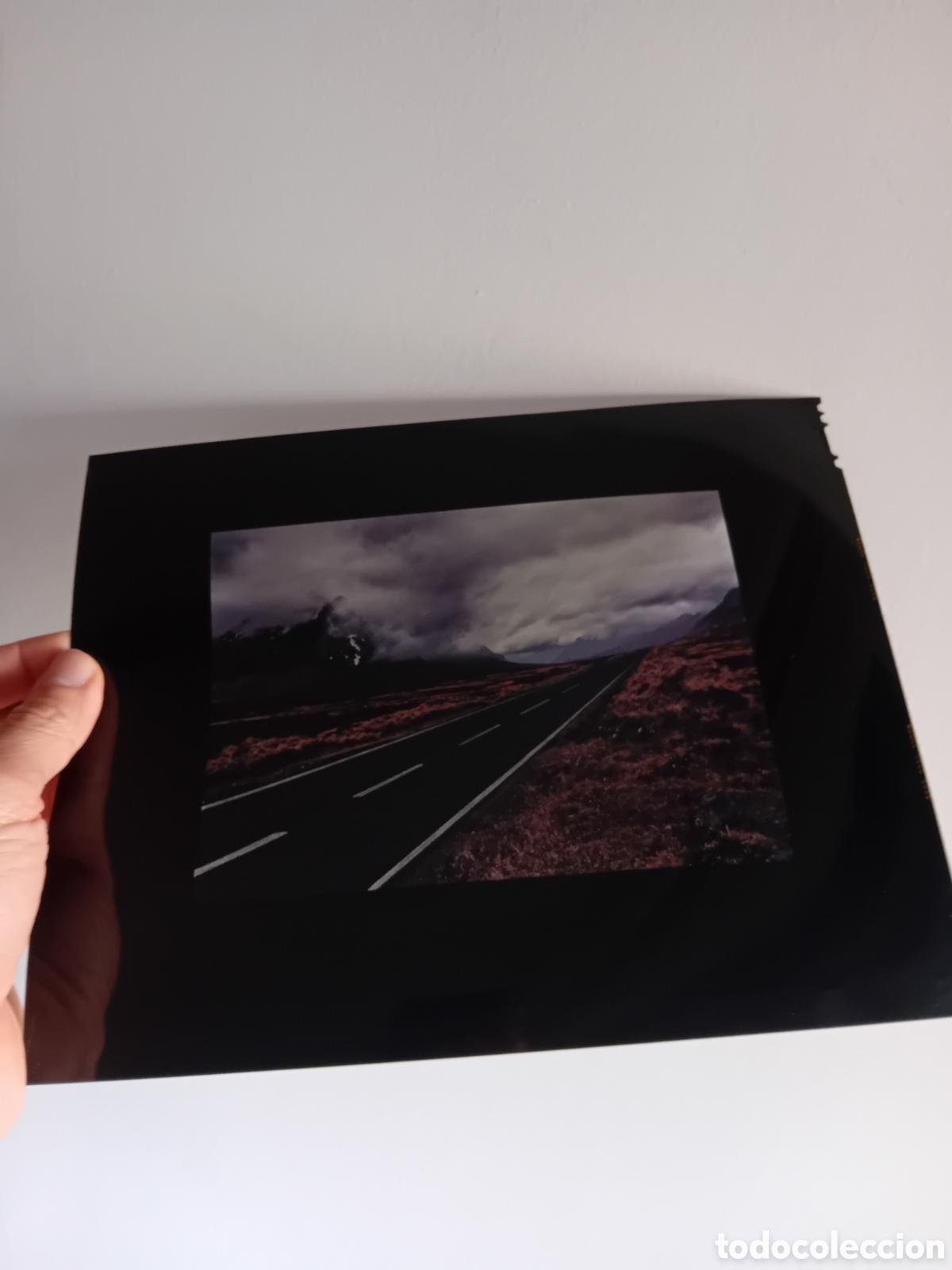 Fotograf&iacute;a antigua: ESPECTACULAR DIAPO PLACA GRAN FORMATO FOTOGRAF&Iacute;A PROFESIONAL PUBLICITARIA PAISAJE CARRETERA. A&Ntilde;OS 90