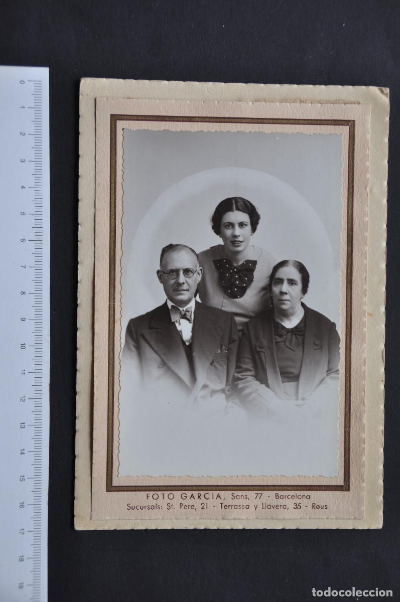 Fotografia antica: FOTOGRAFIA DE FAMILIA - FOTO GARCIA (BARCELONA)