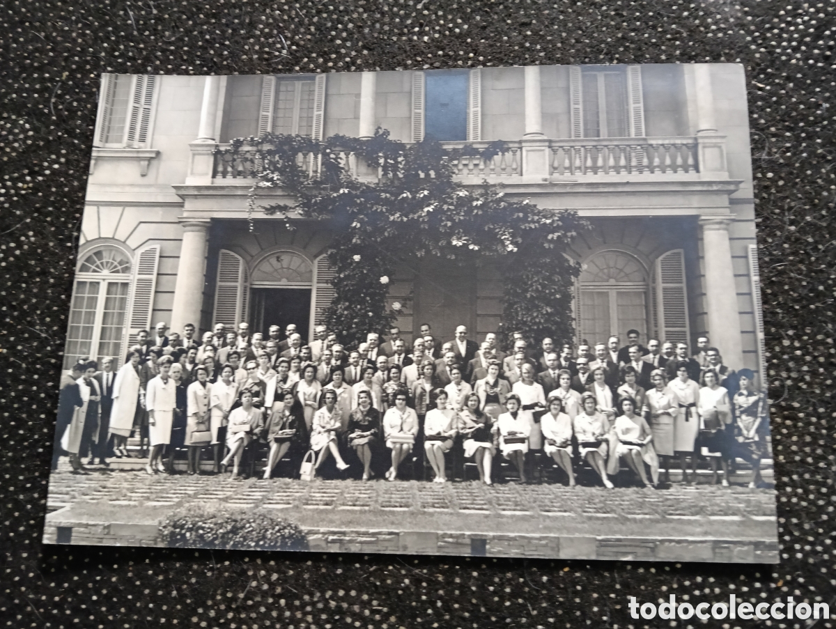Fotograf&iacute;a antigua: Fotograf&iacute;a de profesores y profesoras de la Universidad de Barcelona 1957
