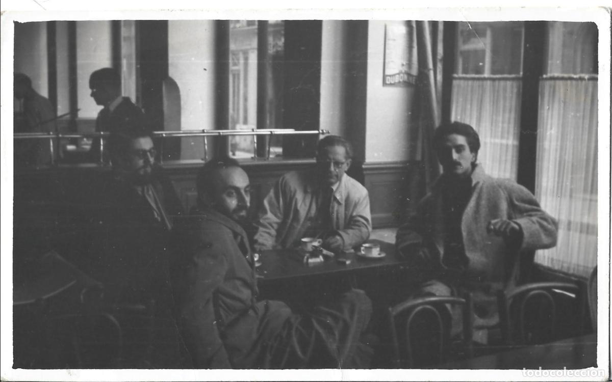 Fotograf&iacute;a antigua: ARTE-PALAU I FABRE-E.VALL&Eacute;S-BOSCH ROGER-JORDI MERCAD&Eacute; EN PARIS EL 1950