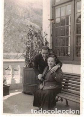 Fotograf&iacute;a antigua: :::: Q338 - FOTOGRAFIA - SE&Ntilde;OR CON SU MADRE