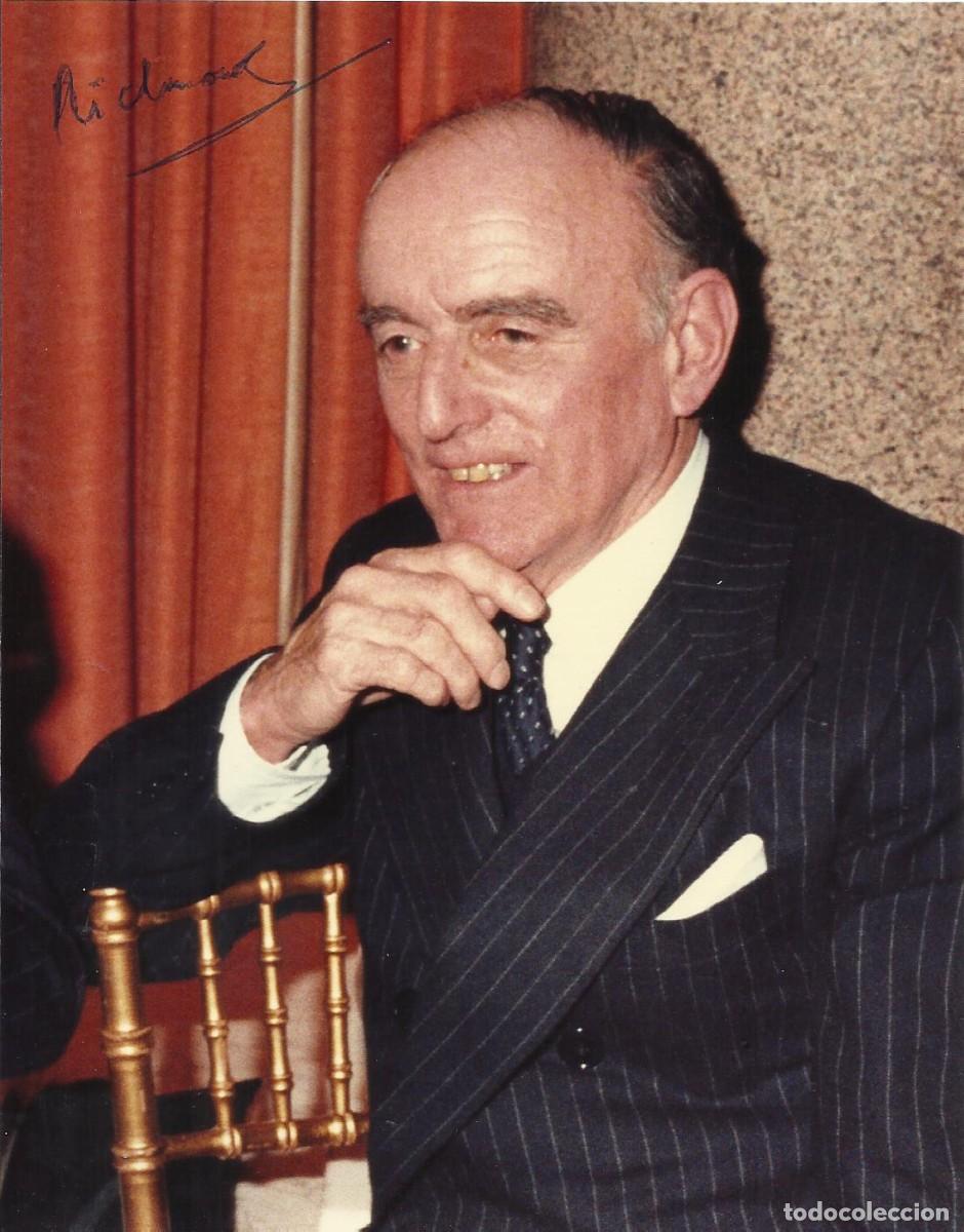 Fotograf&iacute;a antigua: Duke of Richmond. 9&ordm; Duque. Frederick Gordon-Lennox. 1984. Fotografia firmada. Goodwood. 18x14 cm.
