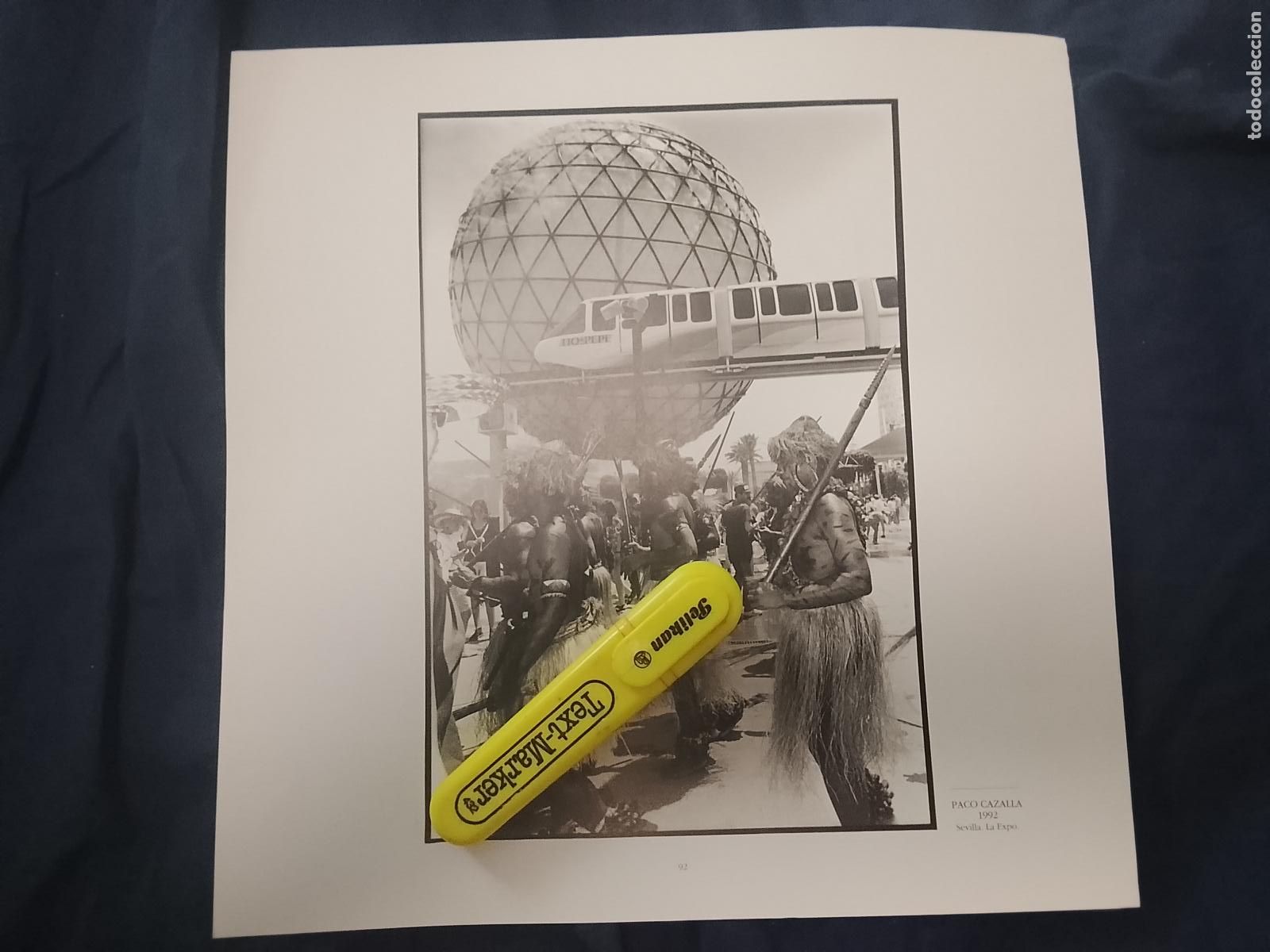 Fotograf&iacute;a antigua: foto - lamina 1992 expo 92 sevila la expo - foto paco cazalla