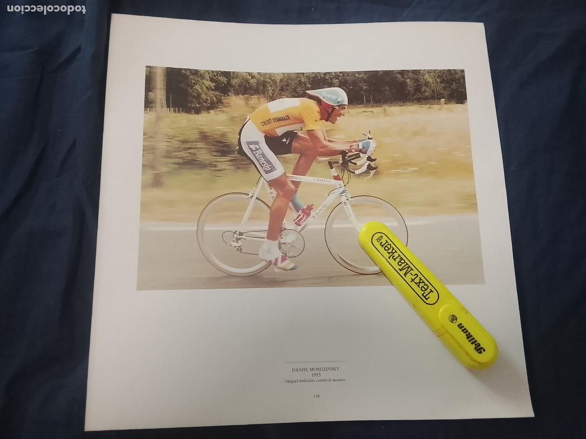 Fotograf&iacute;a antigua: foto - lamina 1993 CICLISMO MIGUEL INDURAIN CONTRE LE MONTRE