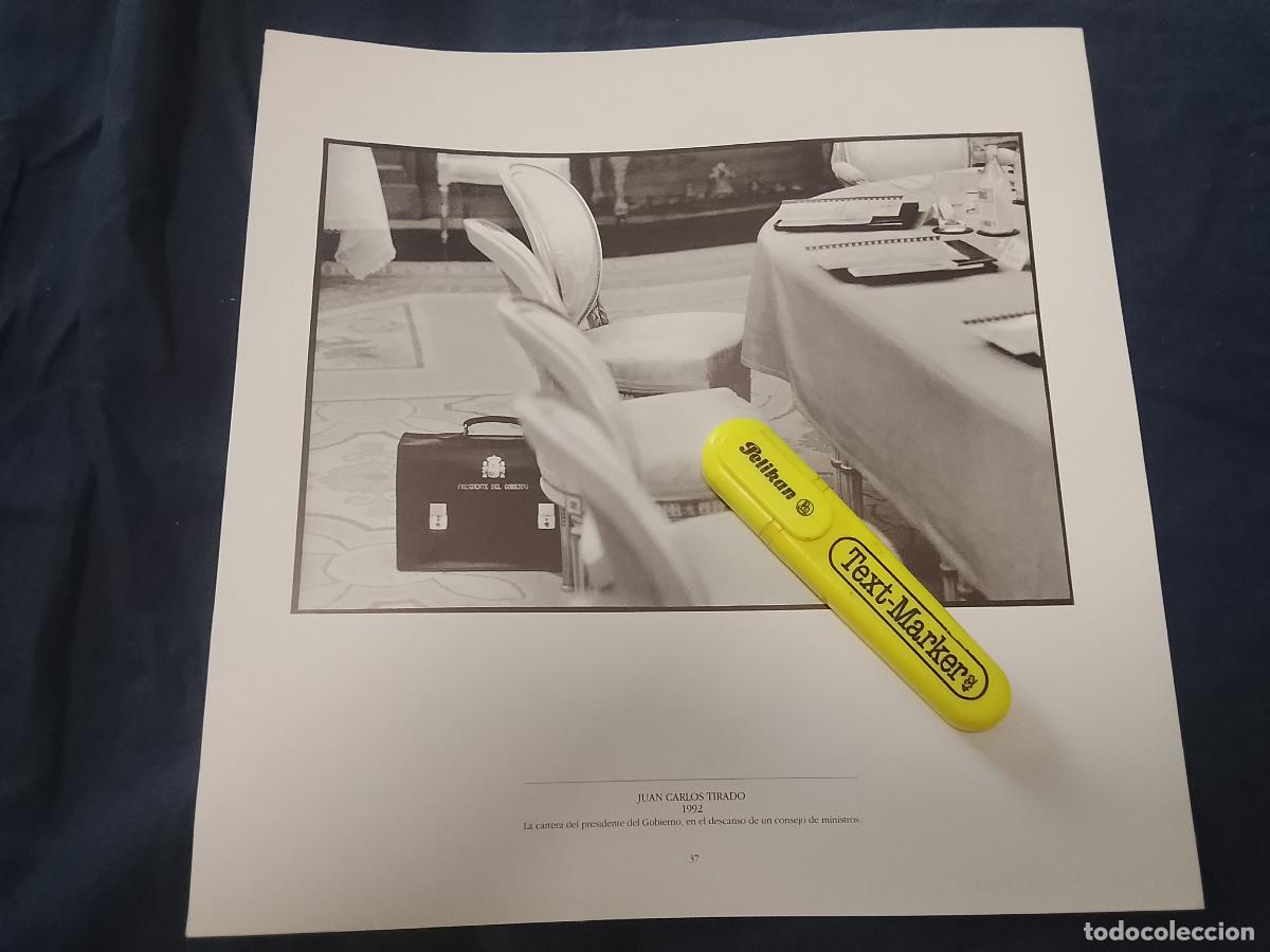 Fotograf&iacute;a antigua: foto - lamina 1992 LA CARTERA DEL PRESIDENTE DEL GOBIERNO EN EL DESCANSO DEL CONSEJO DE MINISTROS