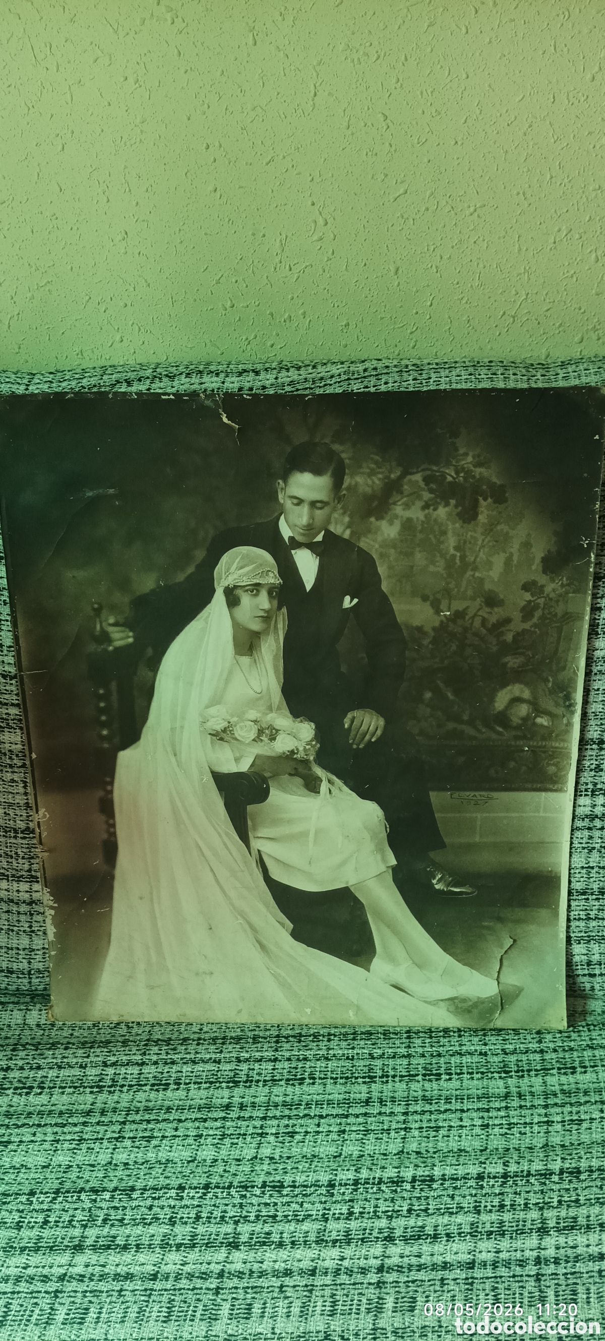 Fotograf&iacute;a antigua: Foto boda a&ntilde;os 20 grande