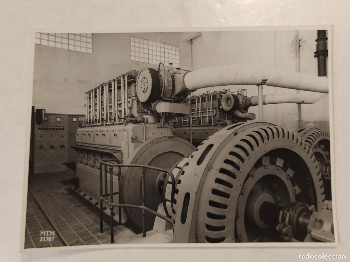 Fotograf&iacute;a antigua: GRUPOS ELECTROGENOS CON MOTORES MAQUINISTA - FOTOGRAFIA ANTIGUA -(K-15.329)