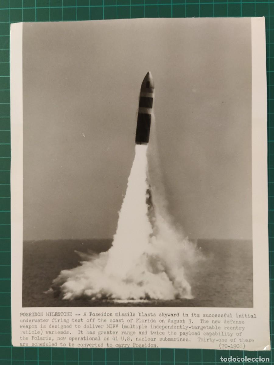 Fotograf&iacute;a antigua: POSEIDON MILESTONE - MISIL - FOTOGRAFIA ANTIGUA - (K-15.337)