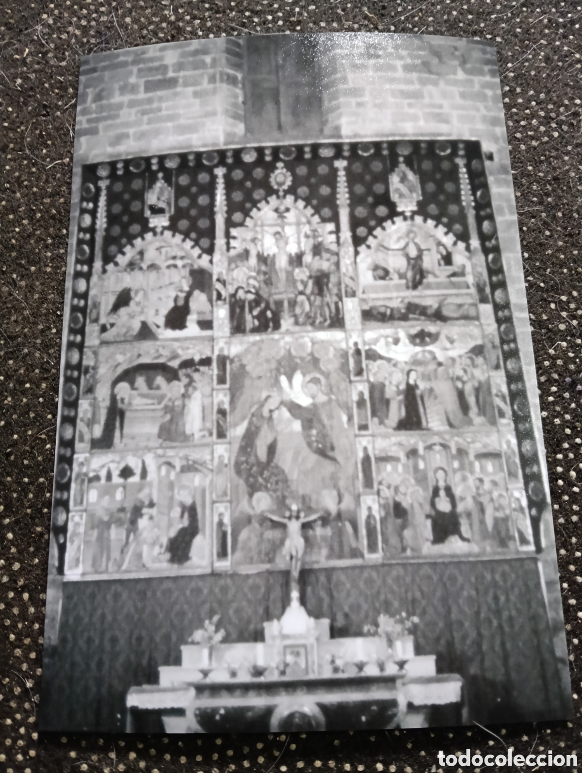 Fotograf&iacute;a antigua: Fotograf&iacute;a de RUBIO RETABLO DE LA IGLESIA 2-5-1959 - est&aacute; fotograf&iacute;a est&aacute; sacada de una diapositiva