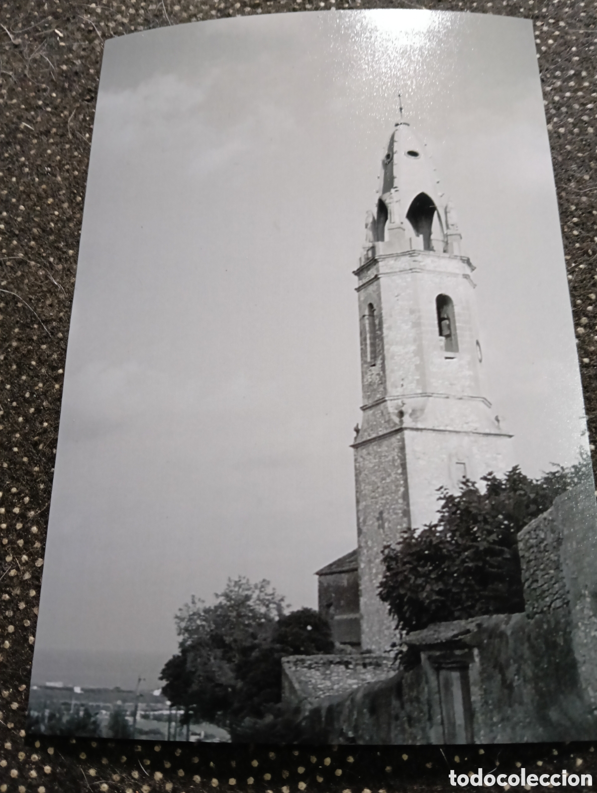 Fotograf&iacute;a antigua: Fotograf&iacute;a del CAMPANARIO DE CREIXELL TARRAGONA 13-2-1959 - est&aacute; fotograf&iacute;a est&aacute; sacada de una diapo