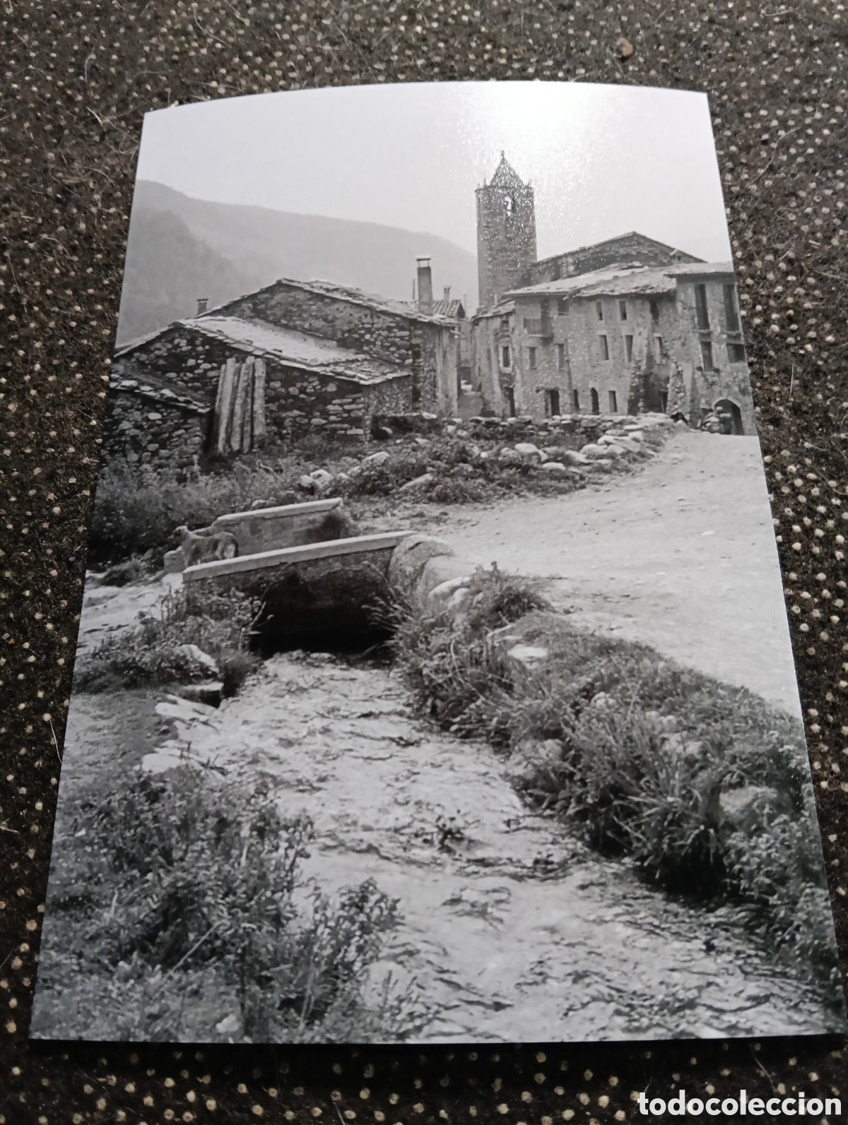Fotograf&iacute;a antigua: Fotograf&iacute;a del ENTRADA A SETCASES 2-11-1959 - est&aacute; fotograf&iacute;a est&aacute; sacada de una diapositiva y es un