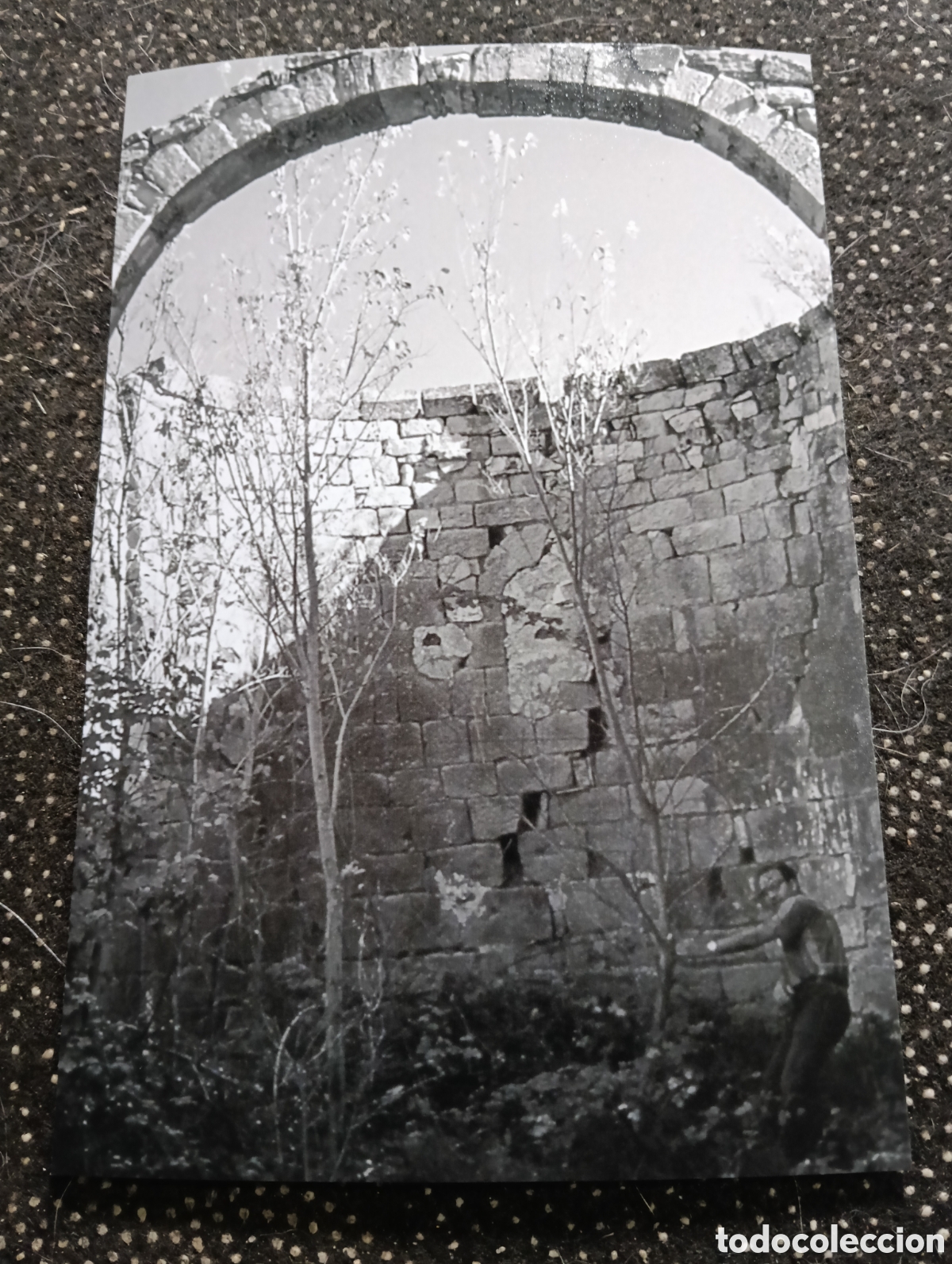 Fotograf&iacute;a antigua: Fotograf&iacute;a de SANT ARMENGOL, DETALL DE LES ARCADES, APROP DE SANT MARTI DE SASGAYOLES, Barcelona 16-