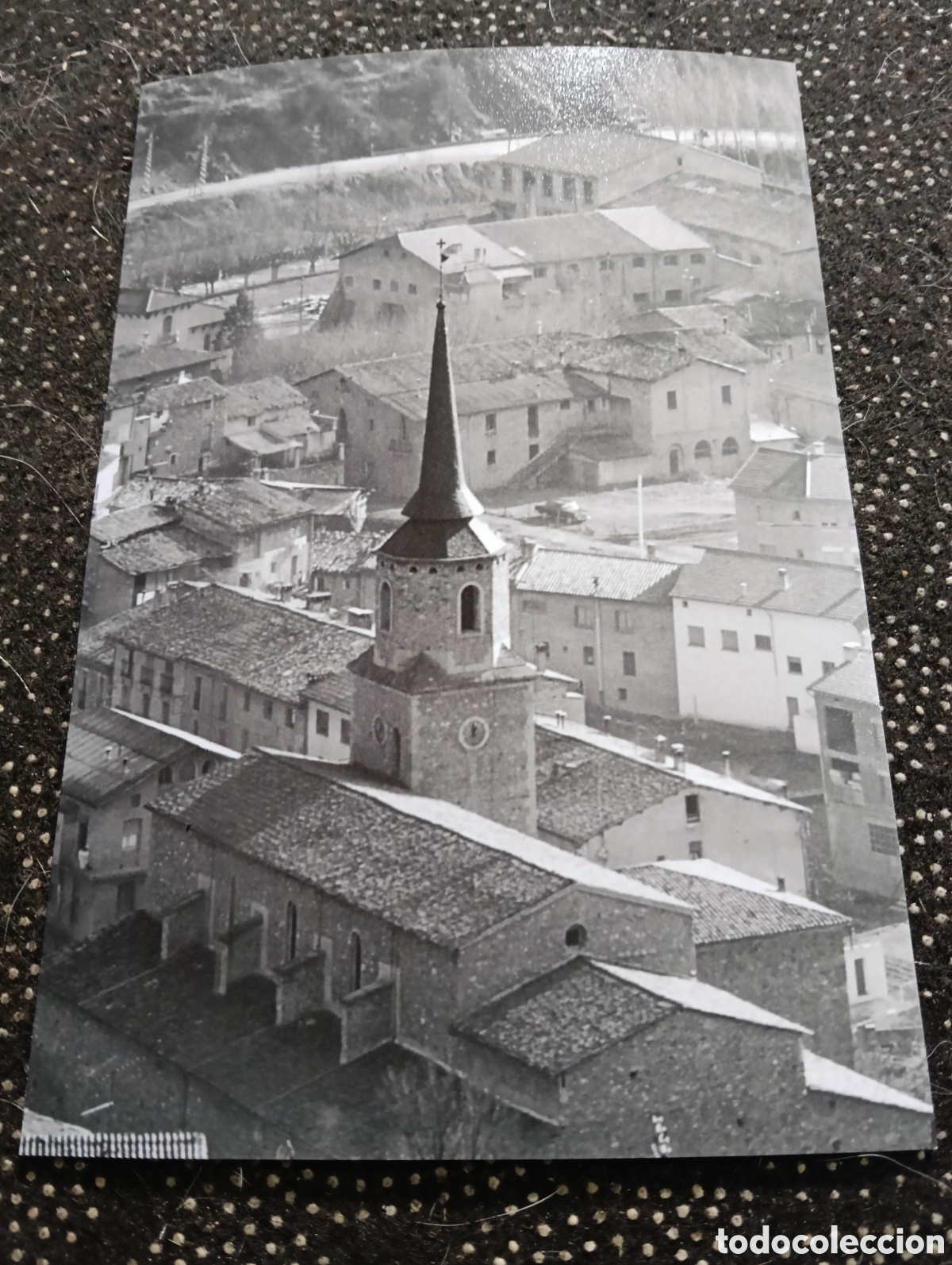 Fotograf&iacute;a antigua: Fotograf&iacute;a de NURIA, CAMPDEVANOL DETALL DE L'ESGLESIA NURIA 17-1-1959 - est&aacute; fotograf&iacute;a est&aacute; sacada