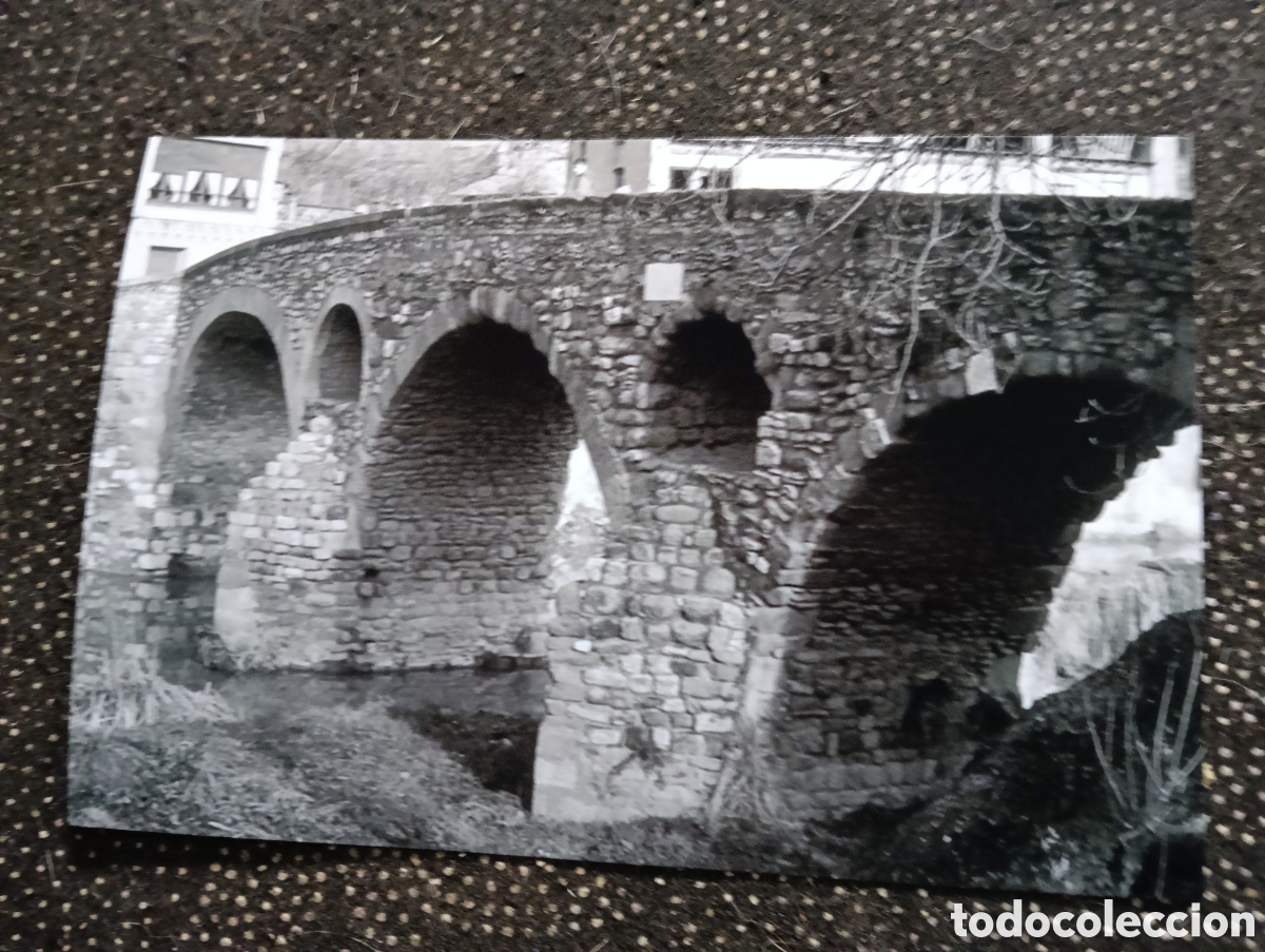 Fotograf&iacute;a antigua: Fotograf&iacute;a de PONT ROMA A VICH SOBRE EL RIU MEDER 27-12-1959 - est&aacute; fotograf&iacute;a est&aacute; sacada de una di