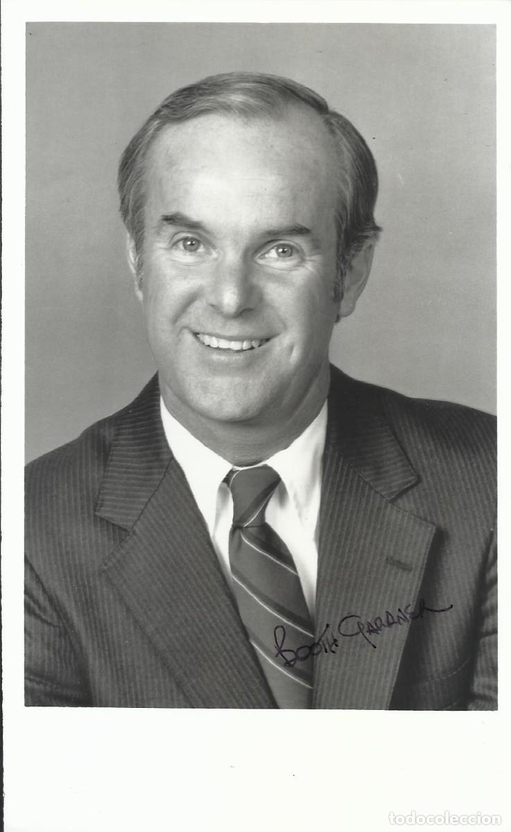 Fotograf&iacute;a antigua: Booth Gardner. Gobernador de Washington (1985-1993). USA. Fotograf&iacute;a firmada. 20,5x12,5 cm.