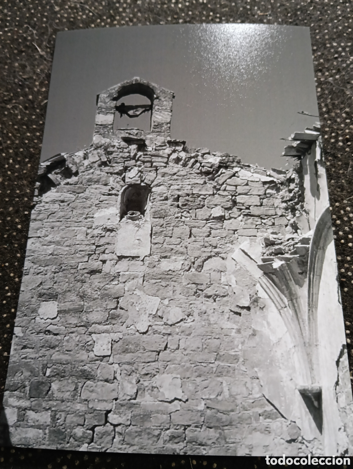 Fotograf&iacute;a antigua: Fotograf&iacute;a de ESGLESIA ROMANICA DE SANT PERE APROP DE RUBIO 2-5-1959 - est&aacute; fotograf&iacute;a est&aacute; sacada d