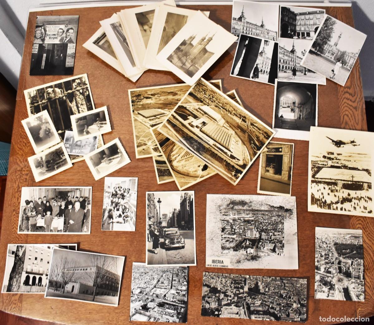 Fotograf&iacute;a antigua: Lote de aprox. 150 fotos antiguas de Madrid. Diversas &eacute;pocas y tama&ntilde;os.