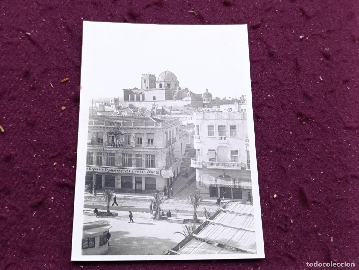 Antique Photography: Antigua Fotograf&iacute;a, Vista de Elche, Fot. de P&eacute;rez Segu&iacute;, 1940&acute;s, sello al dorso