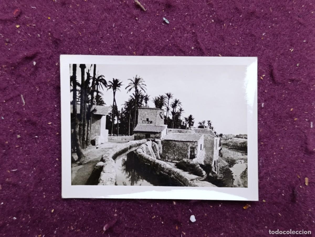 Fotografia antica: Antigua Fotograf&iacute;a, Vista de Elche, Fot. de P&eacute;rez Segu&iacute;, 1940&acute;s, sello al dorso