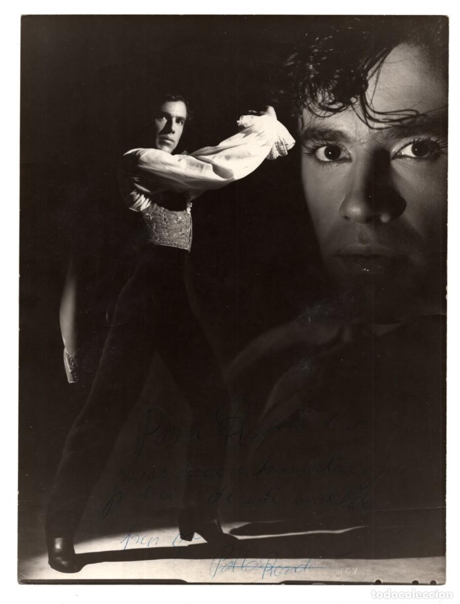 Antique Photography: CAPTURA AL BAILADOR DE FLAMENCO PABLO RONDE&Ntilde;A. 25X19,1.