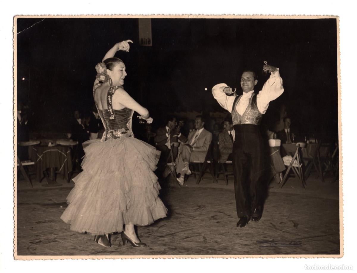 Antique Photography: CAPTURA UNA ESCENA DE BAILE. DANZA ESPA&Ntilde;OLA O DE FLAMENCO, D&Eacute;CADA DE 1950. 24,3X18,2. FOTO R. FRAILE