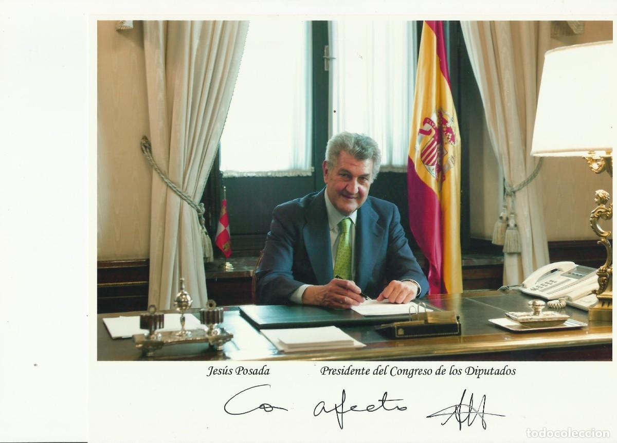 Fotograf&iacute;a antigua: Jes&uacute;s Posada Moreno. Presidente Congreso de los Diputados (2011-2016). Fotograf&iacute;a firmada. 2011.