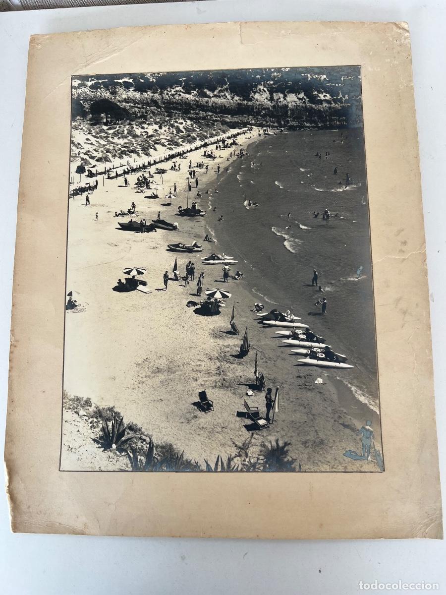 Alte Fotografie: SALOU TARRAGONA FOTOGRAFIA CONCURSO QUE BONITA ES SALOU LA CALA A&Ntilde;OS 60