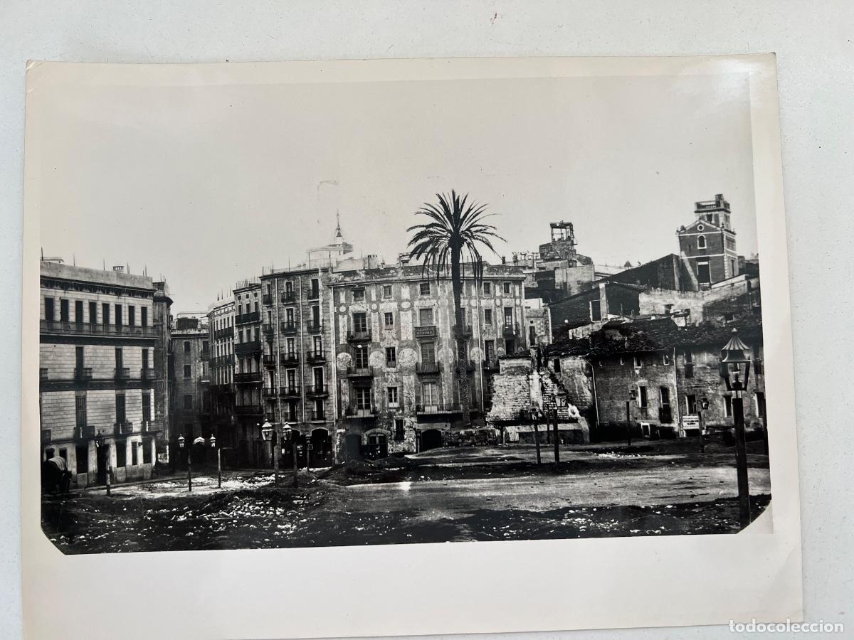 Fotograf&iacute;a antigua: FOTOGRAFIA ARCHIVO FOTO MAS BARCELONA 1873 PLAZA JUNQUERAS
