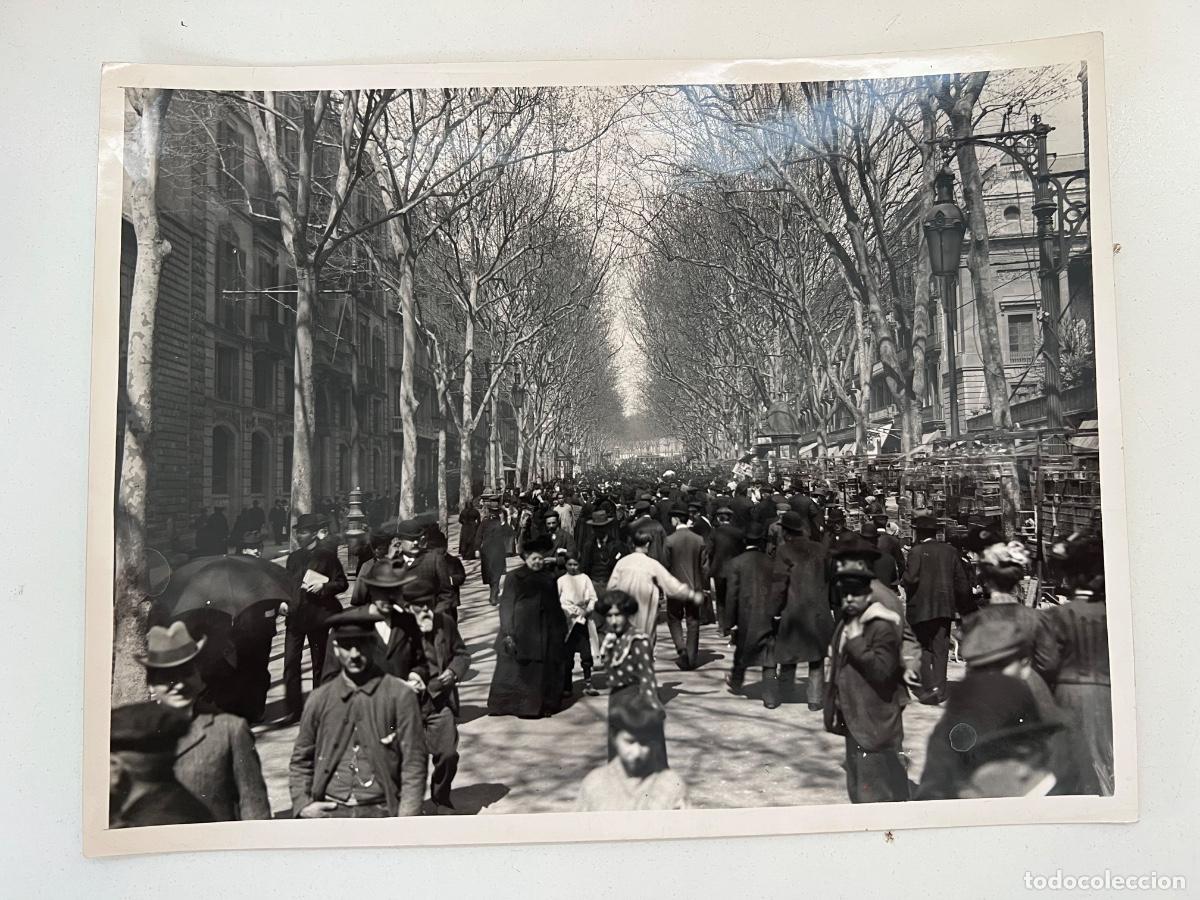 Antique Photography: FOTOGRAFIA ARCHIVO FOTO MAS BARCELONA 1902 RAMBLAS