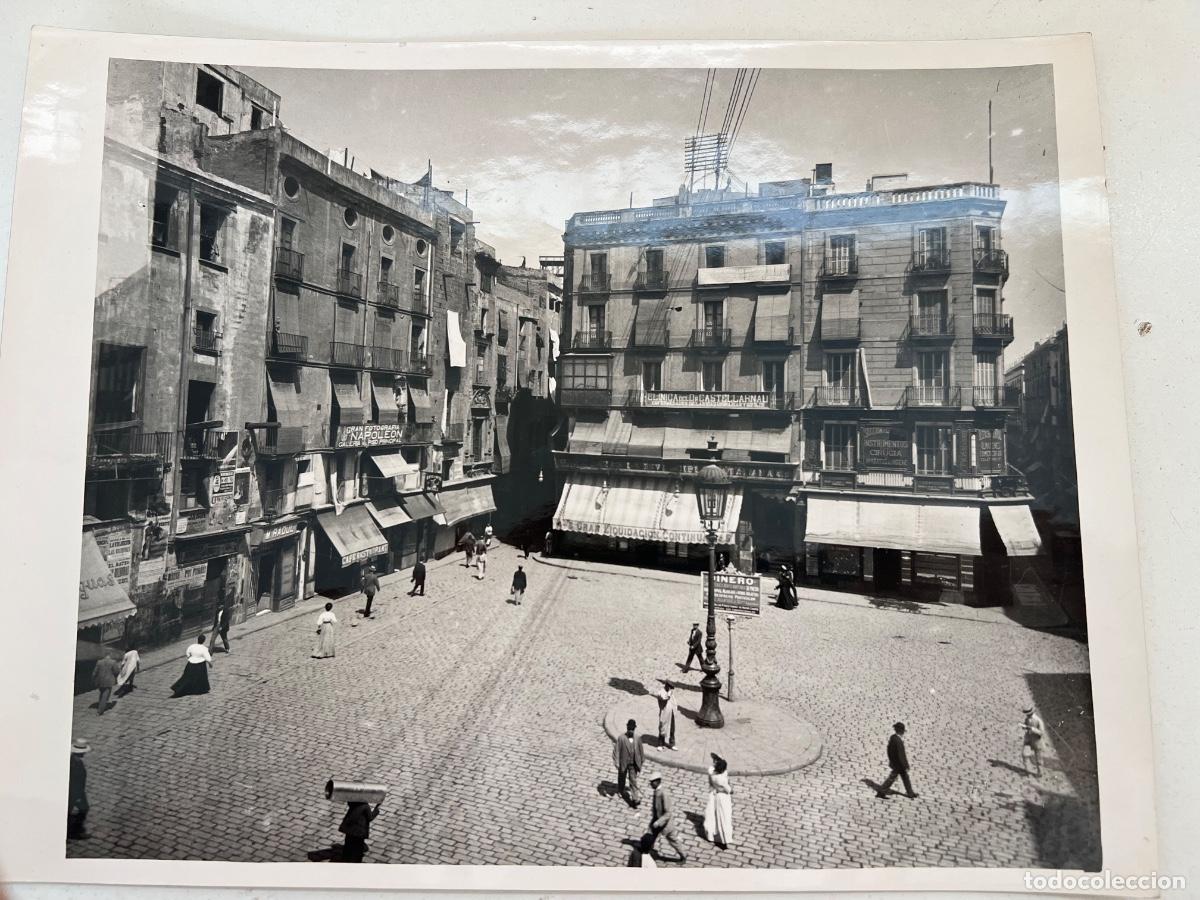 Alte Fotografie: FOTOGRAFIA ARCHIVO FOTO MAS BARCELONA PLAZA DEL ANGEL