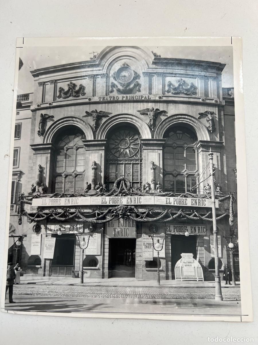 Fotografia antica: FOTOGRAFIA ARCHIVO FOTO MAS BARCELONA 1902 TEATRO PRINCIPAL EL POBRE ENRIC