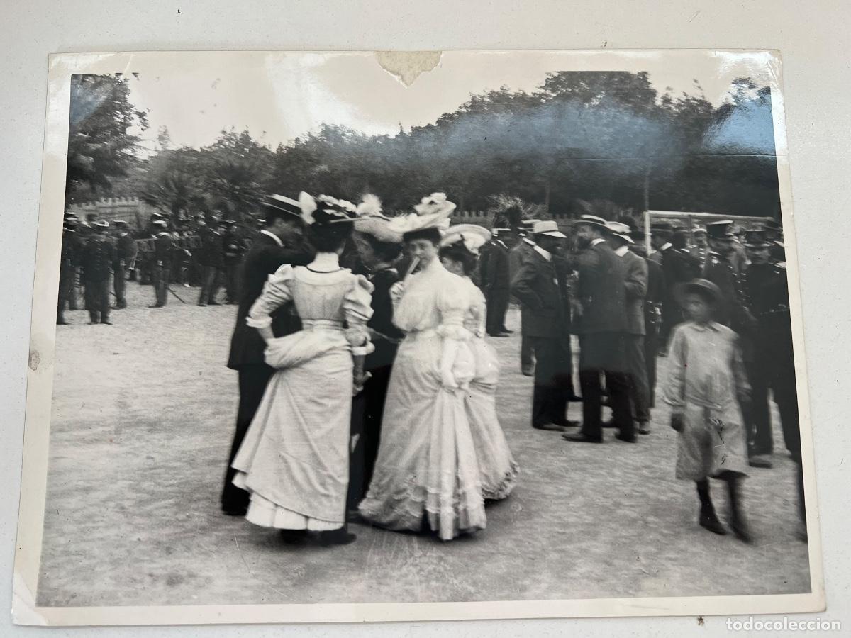 Fotografia antica: FOTOGRAFIA ARCHIVO FOTO MAS BARCELONA PARK HIPICA 1906